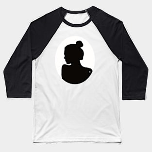 Lady portrait Baseball T-Shirt